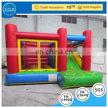 TOP INFLATABLES Multifunctional jumping castle bouncer inflatable nip slip on a water slide