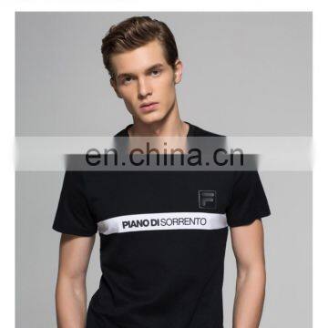 Euro Custom Customized T-shirts Poly Polyester Cotton T Shirts TShirts Tee Shirts Crew O V Upper Neck Short Sleeve Apparels photo-2
