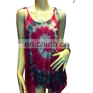 2014 tie dye sexy t-shirts wholesale