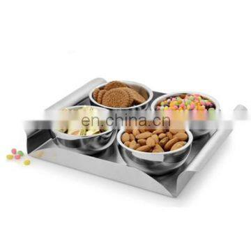 excellent quality Stainless steel Serving Platter &plates, bar stainless steel Serving Platter