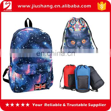 Custom cheap waterproof colorful drawstring bag for promotions