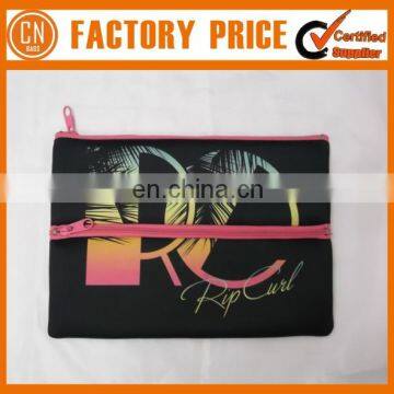 Hot Sale 3 Thickness Neoprene Custom Printing Pencil Bag