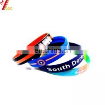 Promotional cheap Silicone Wristband, embossed wristband, print logo Wrist Band