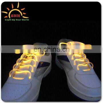 led shoelaces with battery/led light up dance shoes/elastic shoelaces