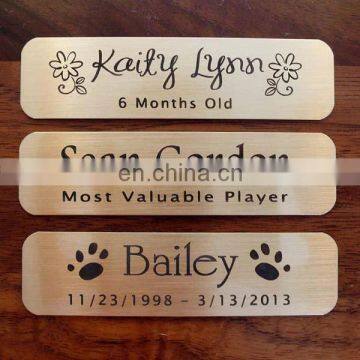 Engraved Stainless Steel Name Badge/Nameplate