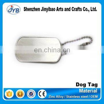 promotional gifts fashion metal blank dog tag