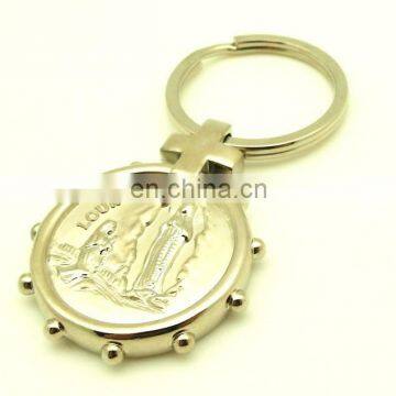 25 Experience Years Wholesale Souvenir SILVER Cross Religion METAL KEYRING photo-4