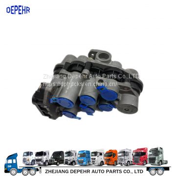 Zhejiang Depehr Heavy Duty European Tractor Brake Valve DAF Truck Aluminum Multi-circuit Protection Valve 1607416