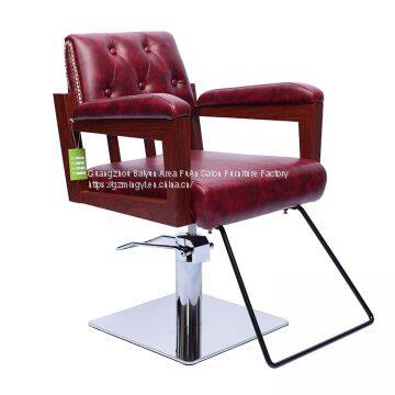 PU material hydraulic vintage barber styling barber chair MY-008-08M