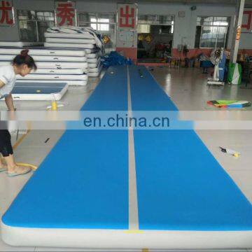 taekwondo 6m cheap gymnastic floor for indoor sport air track mat tumble track inflatable airtrick