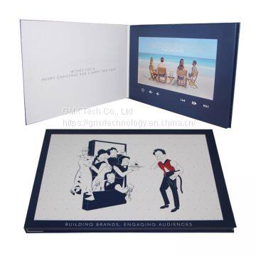 High Quality Greeting Cards 10.1 Inch HD High Resolution Lcd Video Brochure Video Leaflet photo-2