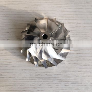 HX40 58.00/83.03mm 8+8 blades high performance turbocharger milling/aluminum 2618/billet  compressor wheel