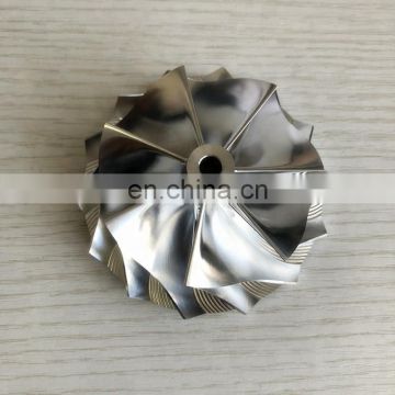 GTX3584 66.30/84.00mm 7+7blades 451470-0001 turbo billet/milling/aluminum 2618 compressor wheel for Racing