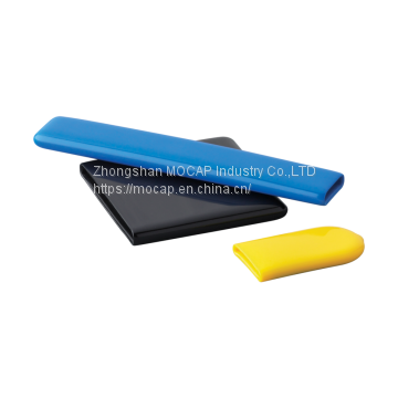 Valve Plastic Vinyl Rubber Flat Rectangular Handle Bar Grips FVG Series photo-2