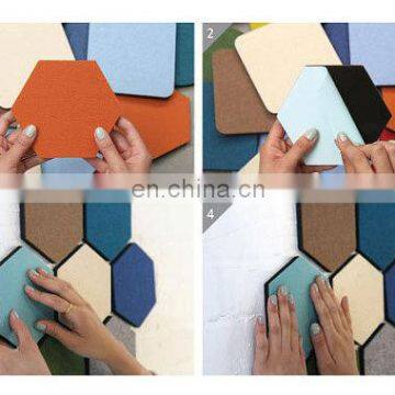 DIY Design Felt Fabric Wall Boards Sticker Home Wall Decor photo-3