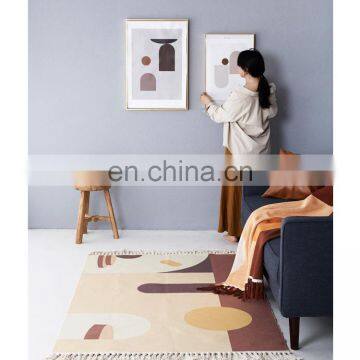 RAWHOUSE Amazon Cheap Mat Woven Cotton Printed Rug Carpet for Living Room and Bedroom photo-5