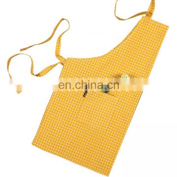 Modern style disposable colorful stripe waist and body used cooking pinafore tieback aprons for women