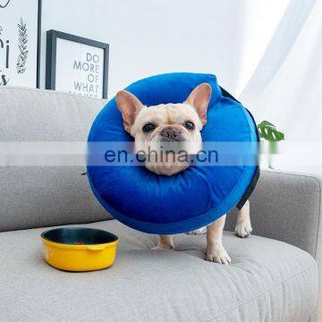 Medical Inflatable Adjustable Neck Cushions For Dogs and Cats Surgery Protection Collar photo-3