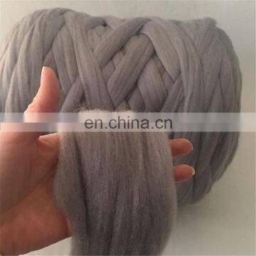 Super Chunky 70% Wool Blend 30% Acrylic Hand Knitting Yarn photo-6