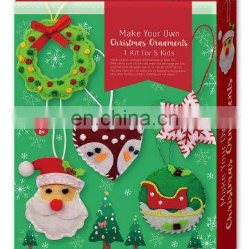 Handmade Sew Kit Educational Diy Toy Christmas Ornaments For Kids