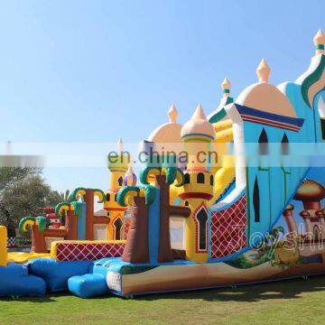 Aladdin Themed Inflatable Dry Bouncer Jumping Castle Slide For Children photo-2