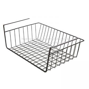 Wire Storage Basket Under Cabinet Wire Hanging Basket for Kitchen Pantry Desk Bookshelf photo-3