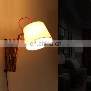 Extension-type Wall Lamp Wooden Antique Design Wall Light for Indoor Use Lighting photo-6