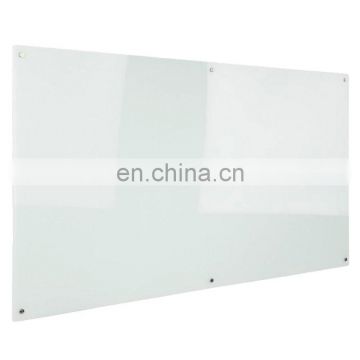 Cheap tempered glass white board for office&school wall custom