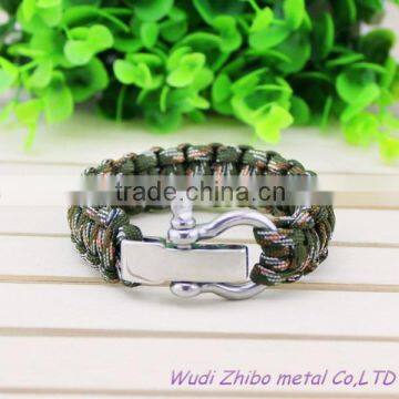 Stainless Steel Material Mini Shackle Adjustable Shackle for Paracord Bracelet photo-3