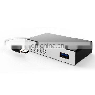 type c to DVI HD-MI vga 1080p 4k converter wholesale 4 to 1port adapter