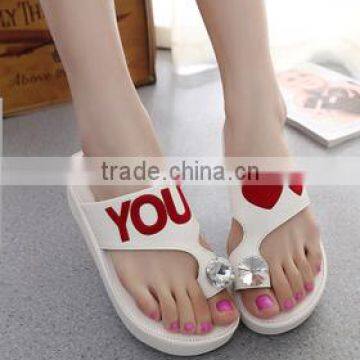 2016 wholesale sexy flip-flops sponge bottom female cool slipper                        
                                                Quality Choice