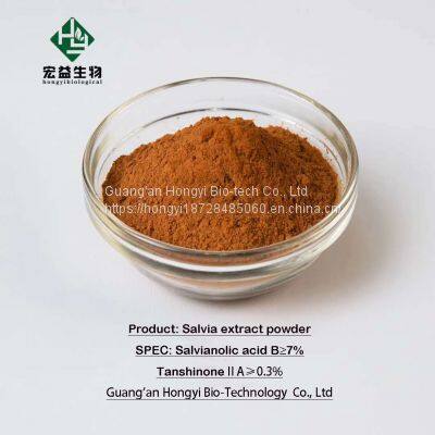 Medicine grade salvia extract Tanshinone IIA 0.3%, Salvianolic Acid B 5%-7%