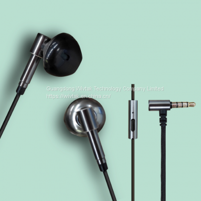 Stereo earphone  3.5mm for audio lifestyle  L0079(D0086) with copper driver