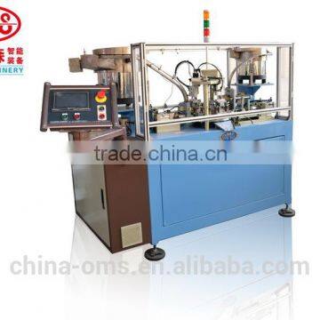 Ring inserted loading machine for return bend ring