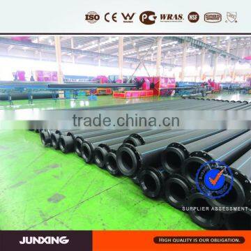JunXing brand floating hdpe dredge pipeline with flange