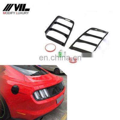 Front Bumper Carbon Fiber Mustang Fog Lamp Cover for Ford Mustang 2015Up