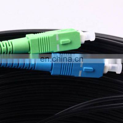 3m SC/APC-SC/UPC Outdoor SM G657A G652D Simplex FTTH Drop Cable Patchcord Fiber Optic Patchcord