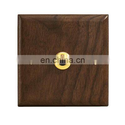 Brass switch,220V 10A toggle wall switch wood panel 1/2/3/4Gang.2Way brass screw Switch button Switch,Retro style Light Switch