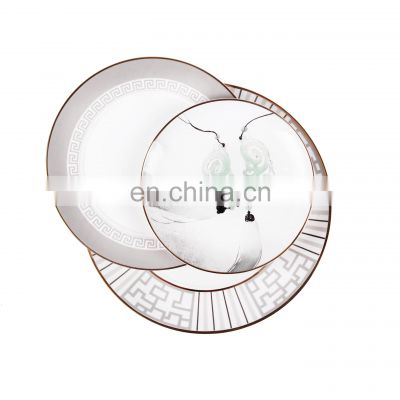 Ceramic Plates Sets Dinnerware Tableware Set Manufacturer Quality Assurance China Plate Dish Round Home Hotel Restaurant >10