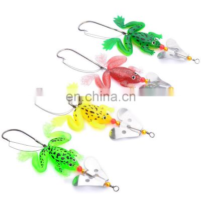 6G floating new luga soft bait 9cm luga soft bait mouth to eat all frog lure