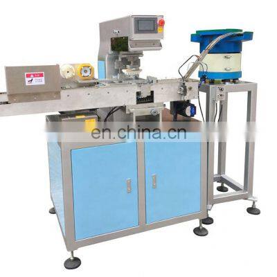 Automatic plastic mugs small size pen spare part cap pad printing machine