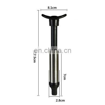 Personalized Black Mini Party Gift Bottle Cork Luxury Silicone Custom Wine Stopper photo-5