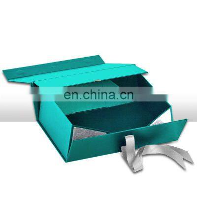 Rectangle Luxury Ribbon Decorative Storage Boxes Gift Wrap Packaging Wedding Groomsman Box photo-3