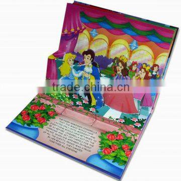 Custom cheap flip china hardcover child pop up book printing