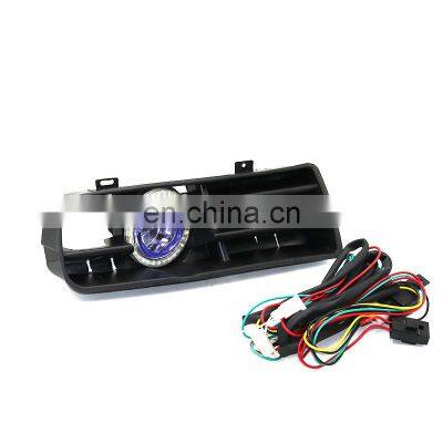 Car Styling Front Blue Bumper Fog Light LED Daytime Running Lights Lamp for VW Golf 4 MK4 Variant Motion Halogen Foglamps photo-3