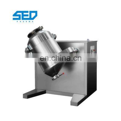 Automatic Three Dimension High Speed Powder Mixing Machine 400L Barrel Volume
