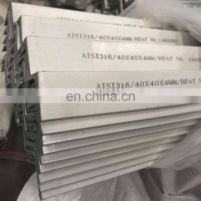 High Quality Hot Rolled 5mm ss Angle Bar 201 Stainless Steel Angle Bars For Building