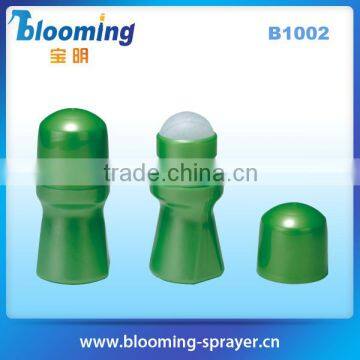 Cosmetic empty plastic deodrant roll on bottle