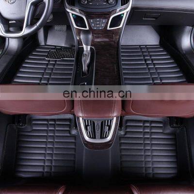 HFTM Factory OEM Hot Sale Colorful Luxury PU+Leather Durable Car Mats for Right&Left Hand Drive Car for Over 1200 Car Models