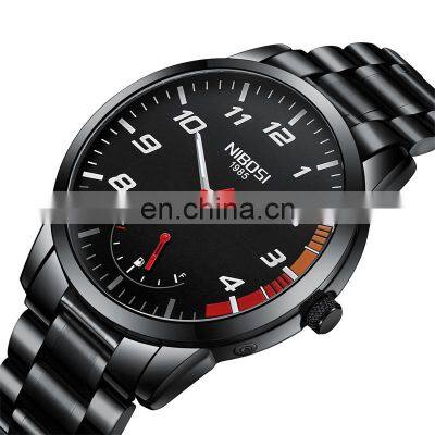 NIBOSI Fashion Luxury Men Watches Top Brand Luxury Stainless Quartz Wristwatch Sport Waterproof Chronograph Male Clock 2528 photo-4